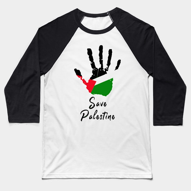 Save Palestine | Stop Terrorism (2021) Baseball T-Shirt by Art_Attack